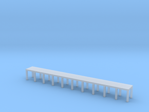 'N Scale' - 5' wide x 50' long Engine Service Plat in Smooth Fine Detail Plastic