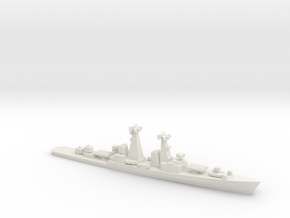 Kynda-class cruiser, 1/1800 in White Natural Versatile Plastic