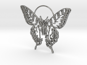 Butterfly 2 in Natural Silver