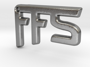 FFS! Pendant in Natural Silver