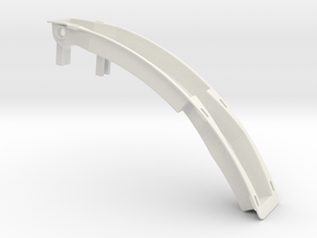 TM01 Utility Arm Backplate CSL in White Natural Versatile Plastic