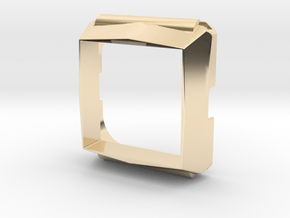 Timesquare wordclock housing in 14k Gold Plated Brass