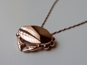 Crabby Love - Pendant in 14k Rose Gold Plated Brass