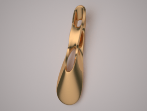 Triple Cube Brass 019 in Polished Brass