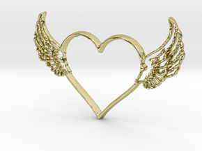 Heart 1 in 18k Gold Plated Brass