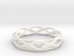Magic Bracelet in White Processed Versatile Plastic