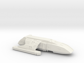 Printle Thing Galactic Starship 1/48 in White Natural Versatile Plastic