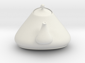 Nizaro T Pot Design03 in White Natural Versatile Plastic: Small