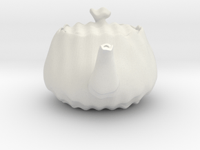 Nizaro T Pot Design05 in White Natural Versatile Plastic: Small