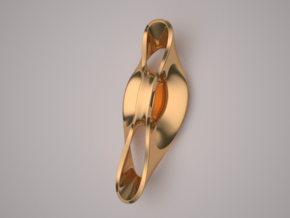 Triple Cube Brass 052 in Polished Brass