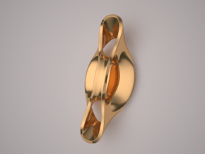 Triple Cube Brass 056 in Polished Brass