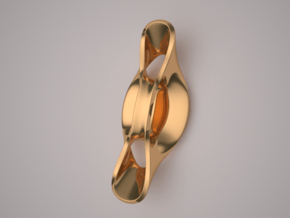 Triple Cube Brass 059 in Polished Brass