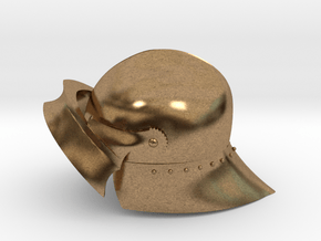 Playmobil - 15th century sallet with open visor in Natural Brass