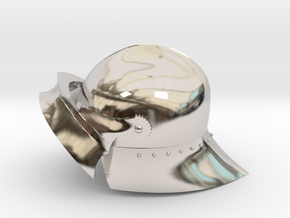 Playmobil - 15th century sallet with open visor in Platinum