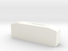Winch box depth 25 mm for standard hawse fairlead  in White Processed Versatile Plastic