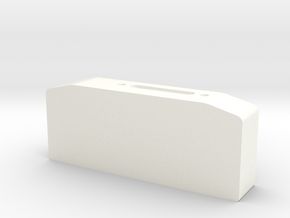 Winch box depth 30 mm for standard hawse fairlead  in White Processed Versatile Plastic