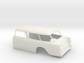 1955 Chevy Nomad Rear in White Natural Versatile Plastic