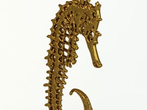 Seahorse Skeleton in Natural Bronze