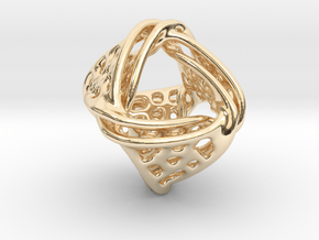 Tetra-doucov in 14k Gold Plated Brass