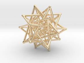 Flexo the Star (big) in 14k Gold Plated Brass