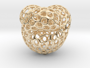 Boy's surface weave in 14K Yellow Gold