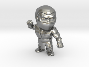 Ninja-Small in Natural Silver