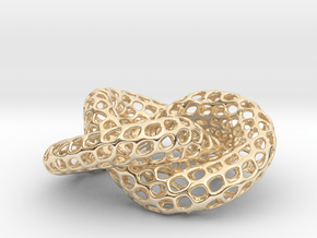 The other Klein bottle (triple twist) in 14K Yellow Gold