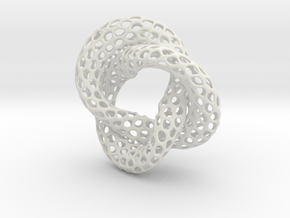 The other Klein bottle (color, triple twist) in White Natural Versatile Plastic