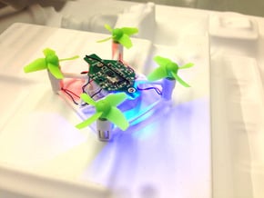 Mini Drone Frame for Eachine E010 - Faster, Strong in White Natural Versatile Plastic