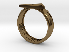 Ring - Triforce of Power in Polished Bronze: 11 / 64