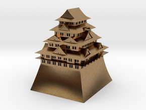 Nagoya Castle in Natural Brass