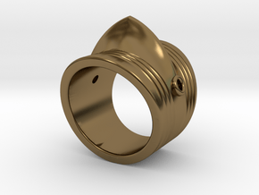 Couter Ring in Polished Bronze: 8 / 56.75