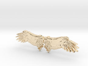Angel's wing in 14k Gold Plated Brass