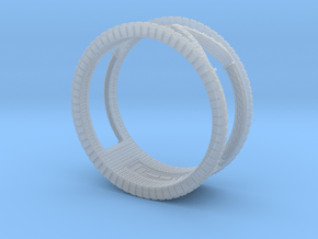 Verbundener Ring in Tan Fine Detail Plastic