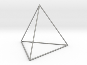 0592 Tetrahedron E (a=10-100mm) #001 in Aluminum: Extra Large