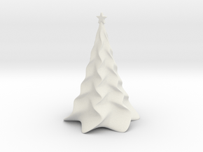 Non-scale Tabletop Christmas Tree in White Natural Versatile Plastic