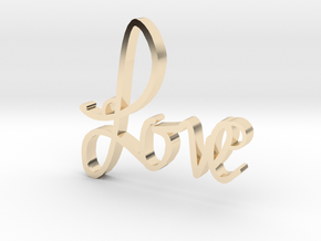 Love in 14K Yellow Gold