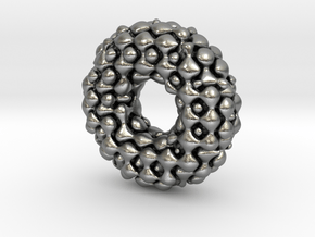 Color Möbius lattice (fat) in Natural Silver