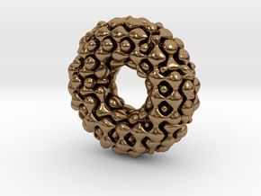 Color Möbius lattice (fat) in Natural Brass