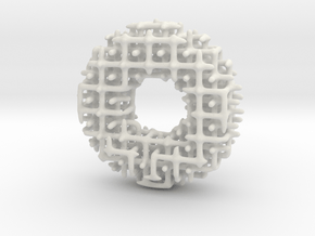Möbius lattice in White Natural Versatile Plastic: Small