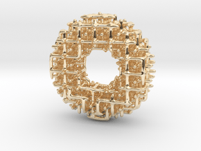 Möbius lattice in 14K Yellow Gold: Small