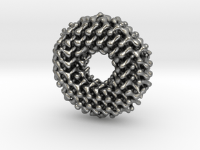 Möbius diamond lattice in Natural Silver: Small