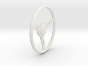 GT500 Steering Wheel 1/12 in White Natural Versatile Plastic