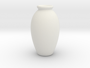 Urn Vase Hollow Form 2017-0009 various scales in White Natural Versatile Plastic: 1:48 - O