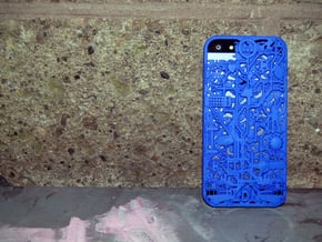 LDN IPhone 5 Cover in Blue Processed Versatile Plastic