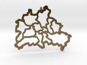 Berlin Pendant in Natural Bronze