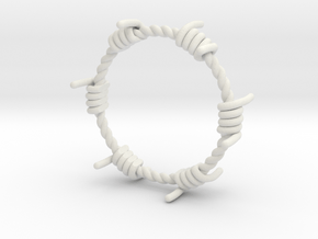 Wired Ring in White Natural Versatile Plastic: 8 / 56.75