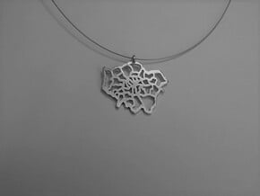 London Pendant in Natural Silver