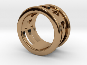 Cathedral Ring in Polished Brass: 5.5 / 50.25