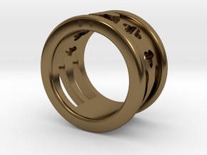 Cathedral Ring in Polished Bronze: 5.5 / 50.25